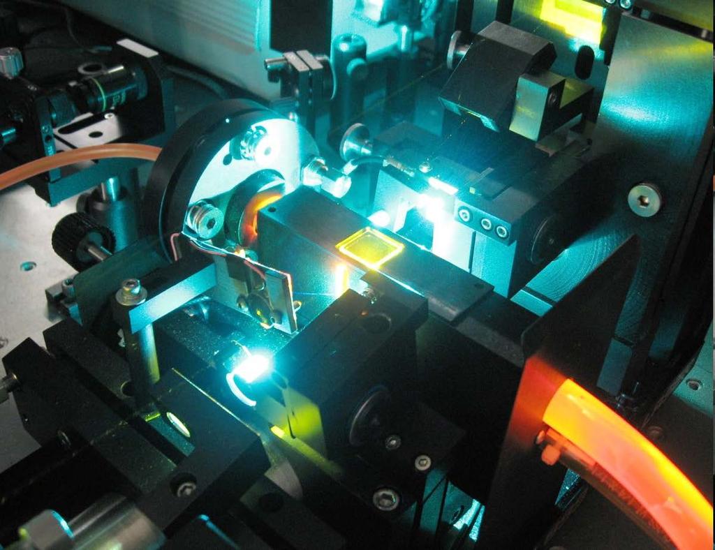 Dye lasers are messy Pumped liquid contains dye.