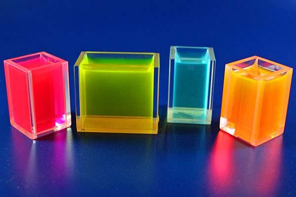 Dyes for Lasers Changing dye composition changes wavelength range Range ~310-1200 nm Basic dye cell allows you to change composition Thus can tune wavelength range Use prism/diffraction grating in