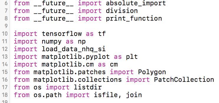 FNN in TensorFlow Import libraries prevents Python from getting confused import