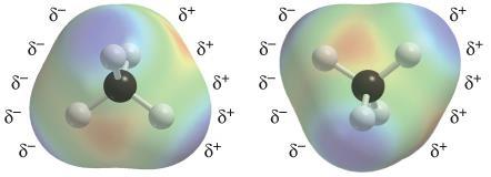 Van der Waals (London) Forces VdW forces are weak interactions originating from temporary variations of the molecule s electron density distribution.