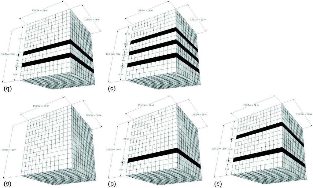 Seismic Responses of Liquefiable Sandy Ground with Silt Layers 11 Figure 3. Comparison of excess pore water pressure development: (a) Sand model, (b) Sand-Silt 1 model. Figure 4.
