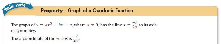 9.2: Graphing Quadratic Functions Steps to Graph 1) List out a, b and c 2) Find the vertex 3) Choose x values above the vertex and below it 4) Make a t-chart and fill 5) Graph the points Examples: