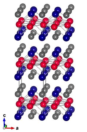 4 Figure 1.2: The atomic structure of tetragonal CrMnAs.