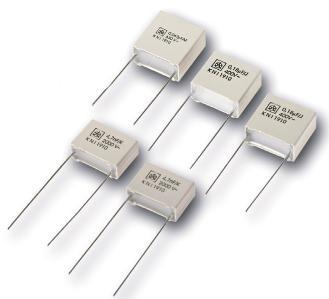 Capacitors Type KNI1910 TECHNICAL DATA General technical data Dielectric: radial leads, pitch 7,5 mm to 27,5 mm polypropylene film Electrodes: double-sided metallized polyester film and metallized
