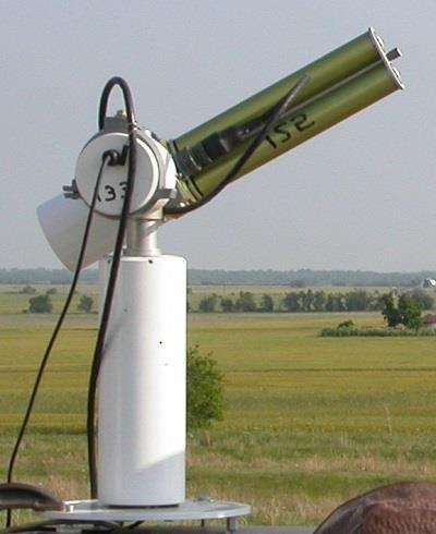 The Cimel 318 Sun photometer used in the AERONET