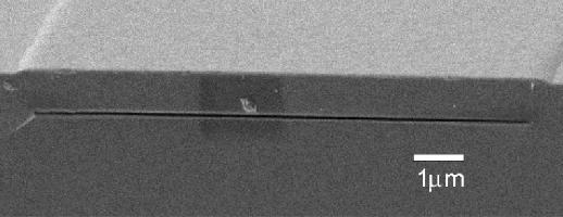 create the arch 100 nm It takes tens of ppms of the age of a microfabrication