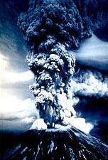Atmospheric Effects Climatic effects result primarily from the ejection of ash and extremely fine particles and droplets called aerosols high into the stratosphere during major eruptions.