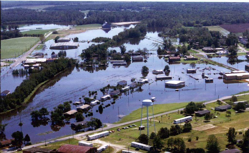 Natural and Human Influences on Flood Zones in Wake