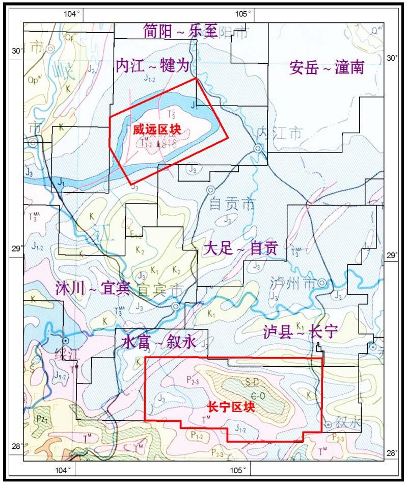 10. A national shale gas pilot plan for Changning-Weiyuan block was compiled National shale gas pilot area of Changning-Weiyuan block is located in the southern part of