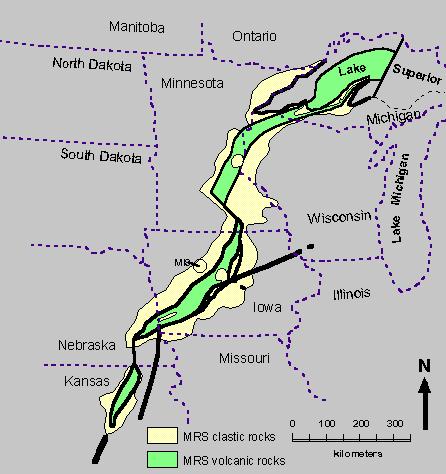 Midcontinent Rift System, 1.