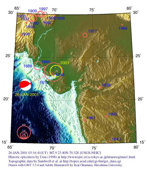 Gujarat Earthquake (India) Region WESTERN