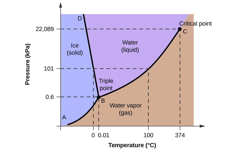 Phase diagrams Matter changes between phases due to temperature and pressure Phase diagrams can be used to show the relationship between solid, liquid and