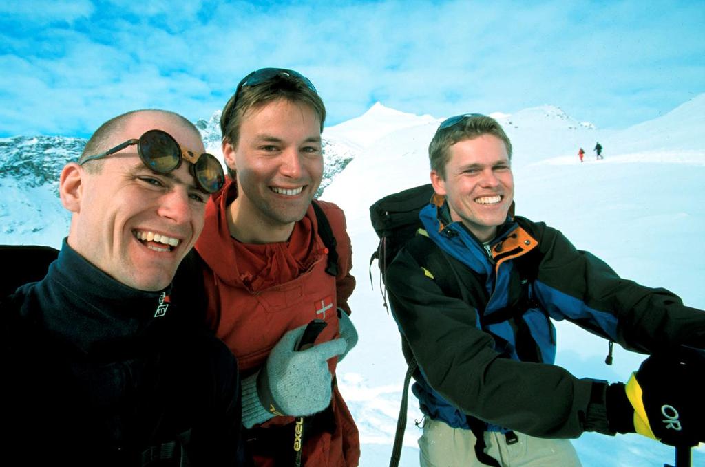 Taking it further While Marc, Doug and Petter are nearing the Geographic North Pole at the end of April 2005, they will call upon young adults around the world to join their next mission.