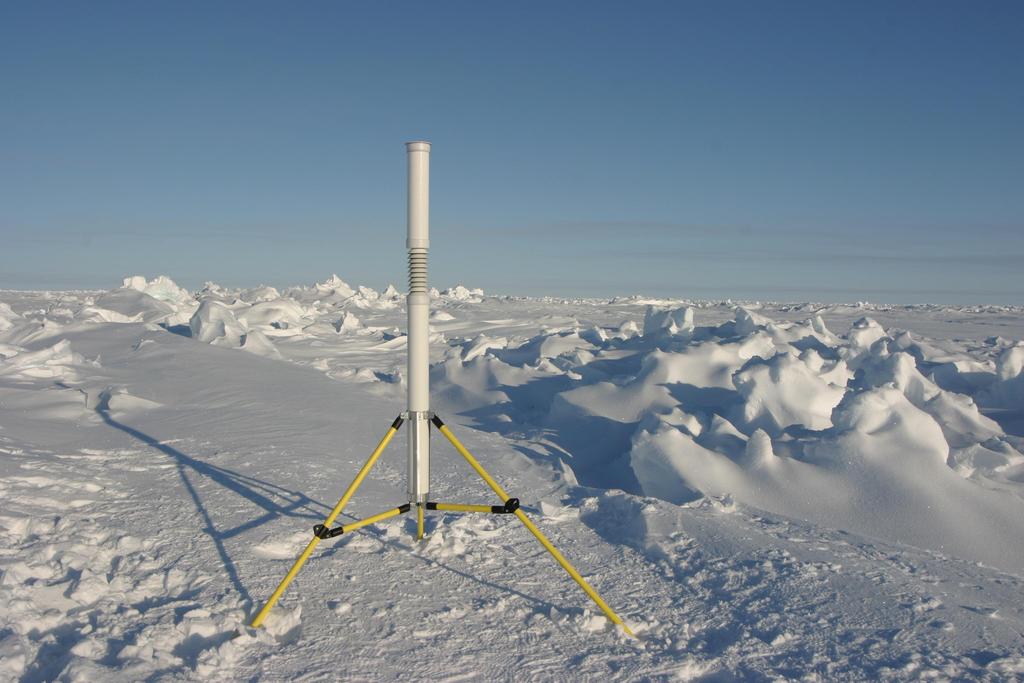 Sending out a signal The expedition will deploy satellite beacons in a region which is lacking recent data on ice drift, surface temperature and barometric pressure.