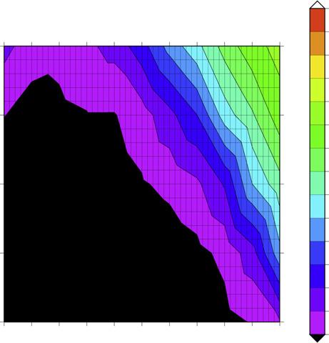 J.L. Fastook et al. / Icarus 19 (1) 5 33 Geothermal Flux (nw/m^) 5 55 5 Percent Wet Bed [SMB*1.