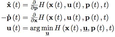 Hamiltonian function The maximum principle can be written in more compact and