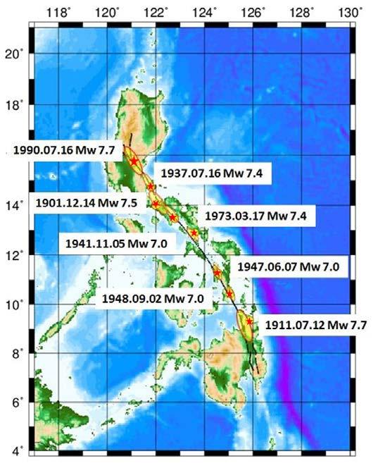 The MJHD results relocated this event very near the northern part of the Mindanao fault segment of the Philippine Fault Zone (Figure 3).