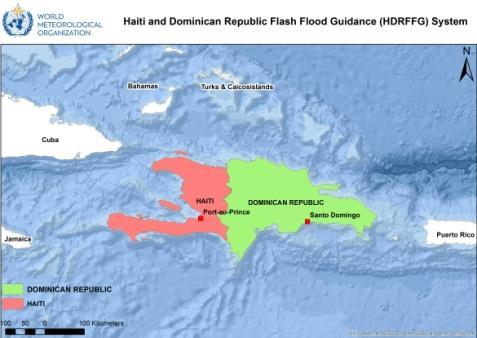 Development and Implementation of the Haiti and Dominican Republic Flash Flood Guidance (HDRFFG) Project Santo Domino, Dominican Republic, 7-9 September 2016 1.