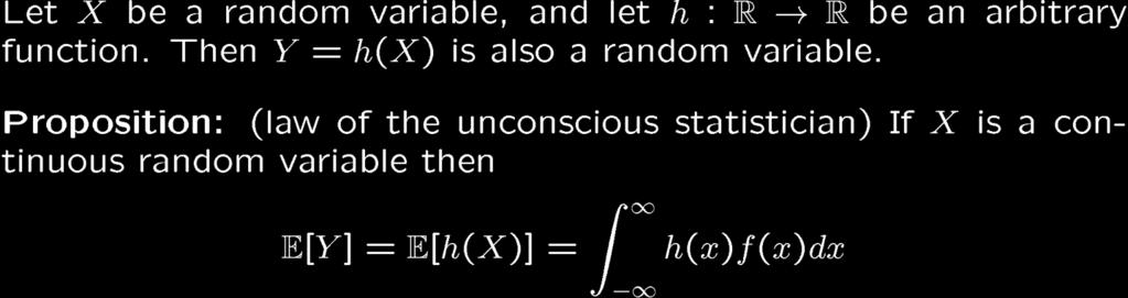 Functions of Random Variables!