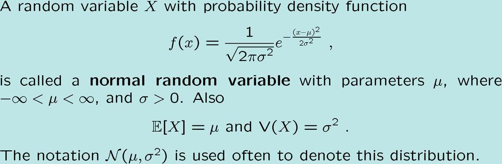 Normal Distribution ( 4.6 MR)! Remarkably the sum of many independent random variables almost always looks similar to a bell curve!