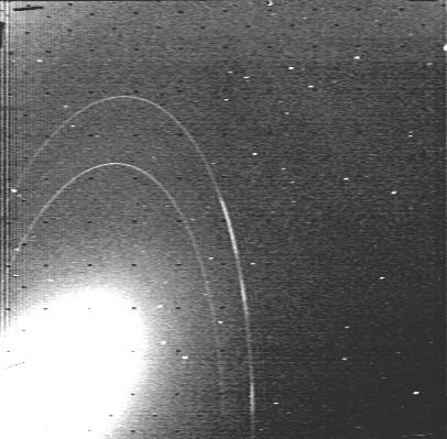 Neptune s Rings Rings 9 rings, very faint Outermost ring is named Adams with three bright arcs (see image Liberty, Equality,