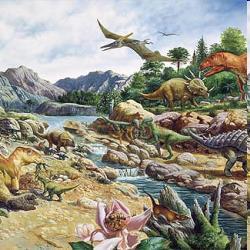 extinct Cretaceous Period 65 mybp