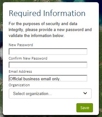 If you do not possess a CAC card by have a government email address, fill out the form from the Register Without CAC button. With this form, you enter a username of your choosing.