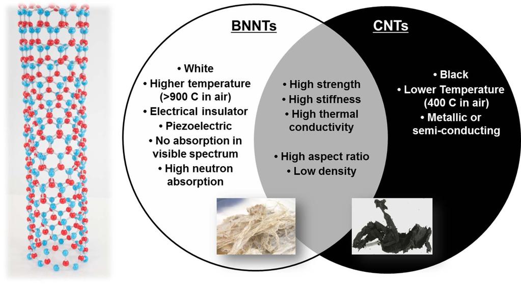 Nanotubes: Carbon and Boron Nitride Potential composites advantage