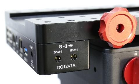 Figure 5. AUX port DIN-422 socket iport: for ioptron compatible accessories, such as electrical focuser. USB 3.0: Powered USB 3.0 port. It is connected to the USB3.