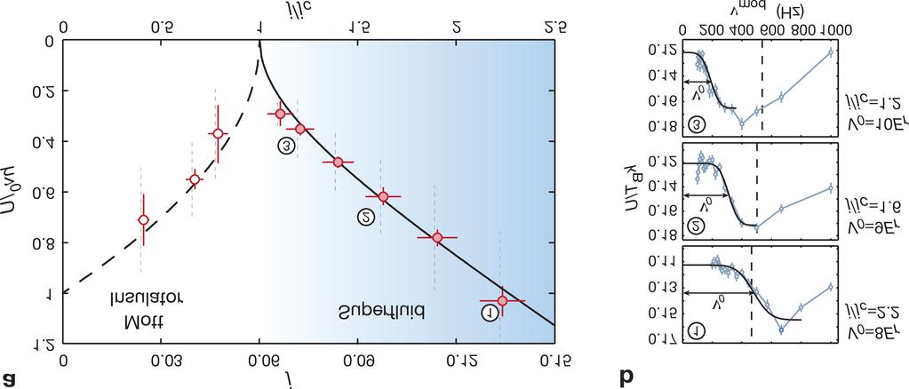 Recent Experiments Endres et al, The Higgs Amplitude Mode at the Two-Dimensional Superfluid-Mott Insulator Transition,