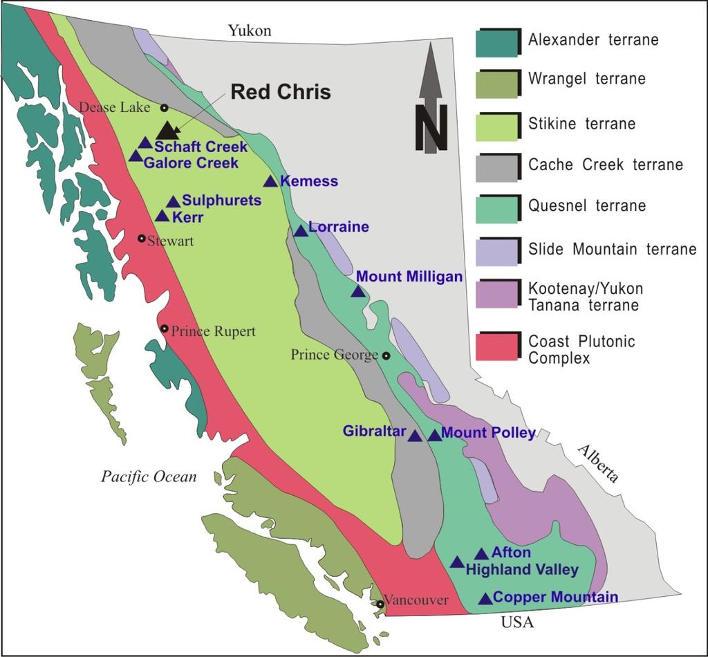 Magmatic Evolution, Mineralization and Alteration of the Red Chris Copper-Gold Porphyry Deposit, Northwestern British Columbia (NTS 104H/12W) J.R. Norris, Mineral Deposit Research Unit, University of British Columbia, Vancouver, BC, jnorris@eos.
