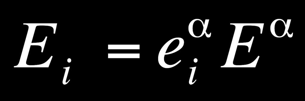 3 Ex: e - = e /, e 0 = e 1, κ = e /.