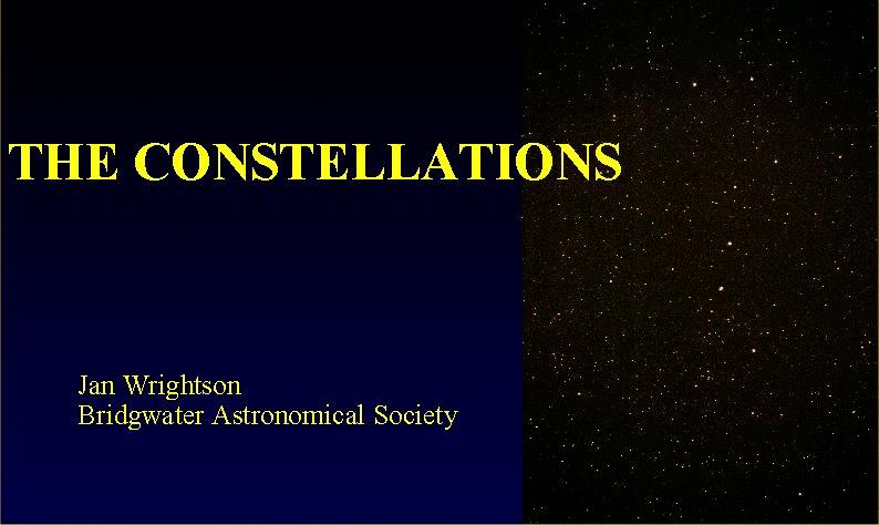 How often do you think about the constellations? Really think about them, as in where did they come from?