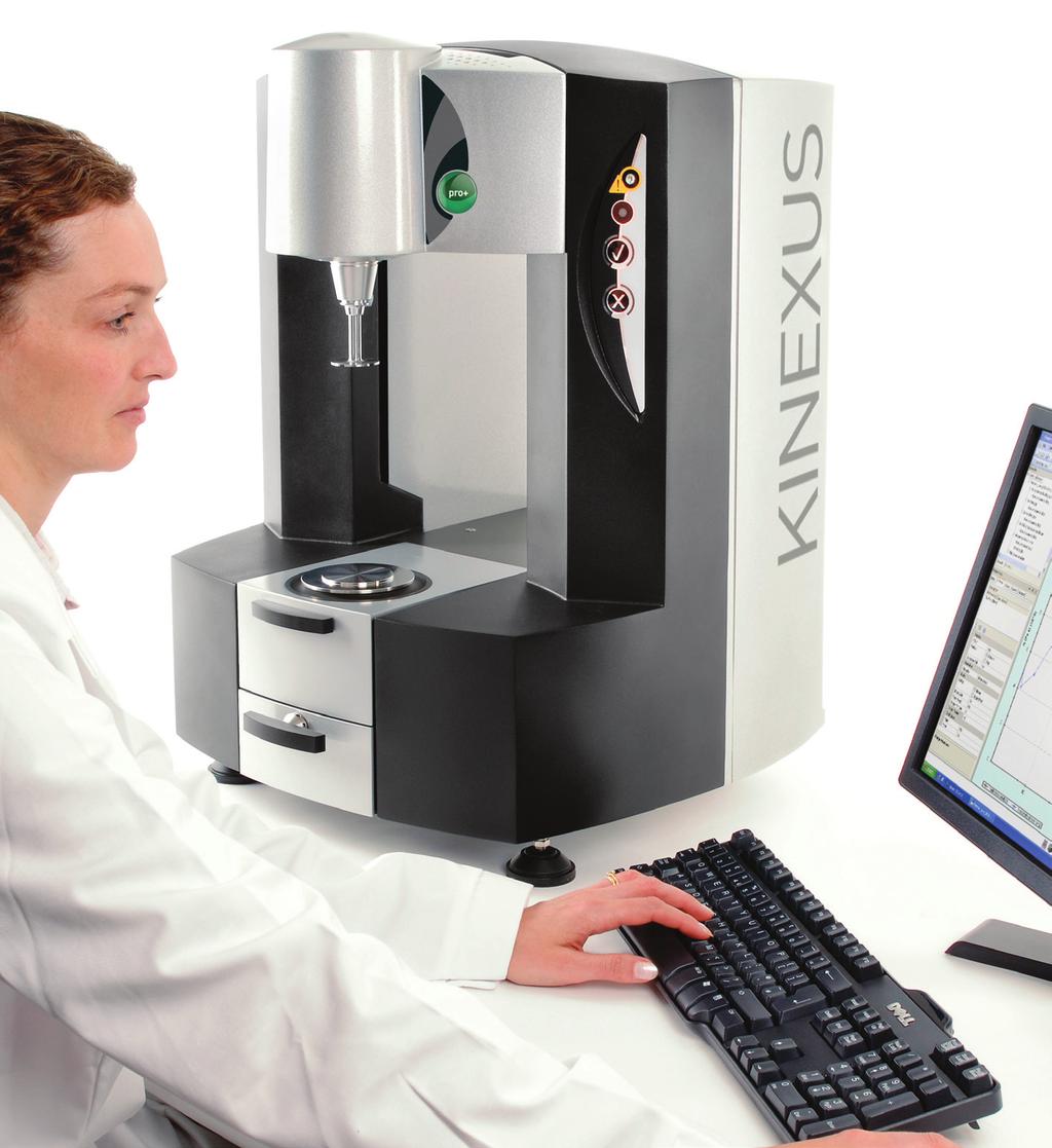 ṙ SPACE SOFTWARE Experience the ultimate in test flexibility with sequence-driven rheometer control One of the key development aims for the Kinexus rheometer was to deliver a system that enabled