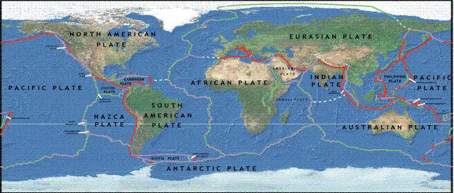 Plate Tectonics Evidence for Evolution; picture