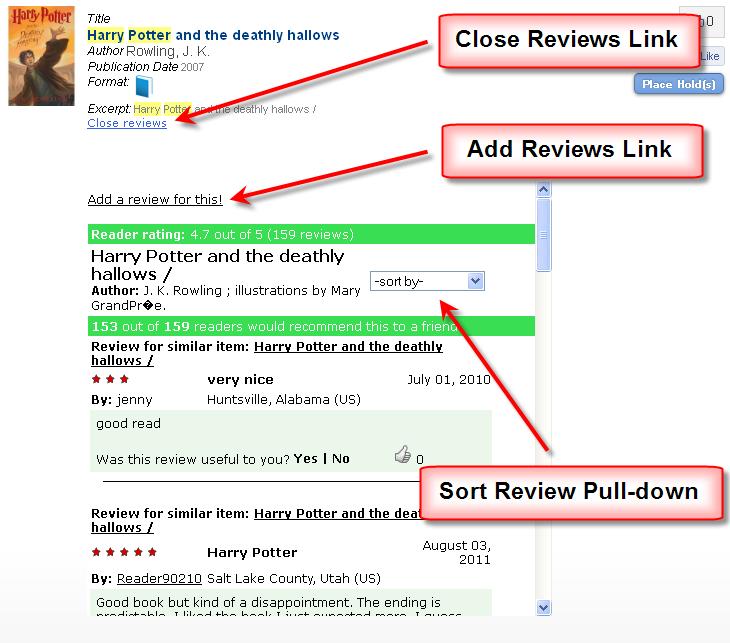 Writing a Review T o w r i t e a r e v i e w : 1. Click the Add a Review for this Link while viewing existing reviews, as explained above.