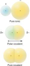 Between the extremes Electronegativity and Bond Polarity Extreme 1 non-polar covalent bonding Extreme 2 ionic bonding Between the
