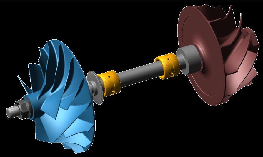 Numerical Results: Rotor Run-Up Simulation Run-up simulation of rotor: Increase angular velocity