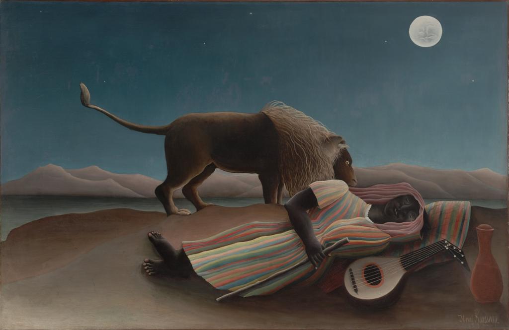 Henri Rousseau The Sleeping Gypsy 1897 Oil on canvas Museum of Modern Art Henri Rousseau was a self-taught artist.