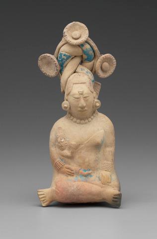 Late Classic Maya Seated Moon Goddess 600 900 C.E.