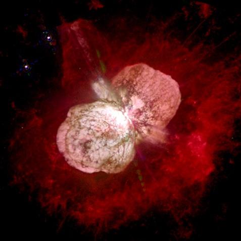* The outer rings of 1987A and Eta Carinae were shaped by jets.