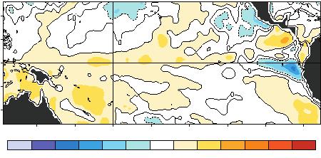 5 C in a region defined by 120 W-170 W and 5 N-5 S (commonly referred to as Niño 3.4).