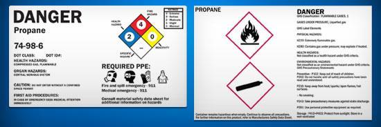 Labeling Employers who only store chemicals may either use OSHA s new labeling system or continue using the