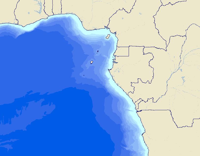 region comprising the North and South Gabon s based on interpretation of merged 3D seismic surveys and well data.