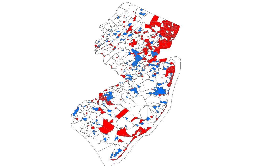 New Jersey Places (Census Bureau definition) Census Bureau places cities