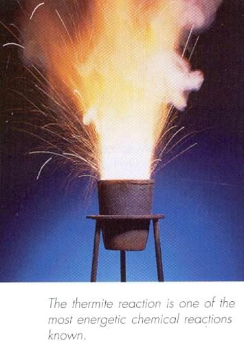 Exercise 10 The thermite reaction occurs when a mixture of powdered aluminum and iron(iii) oxide is ignited with a magnesium fuse.