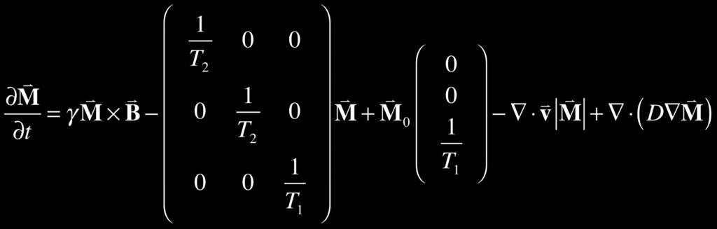 The Bloch-Torrey Equations Formally, we can express the total magnetization in terms