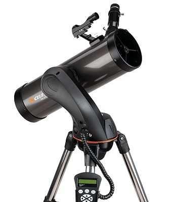 instant alignment telescope that requires no input from the user. Simply turn it on, push a button and enjoy the view!