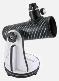FirstScope 54.95 Or with Accessory pack 69.95 SAVE 5.00 High quality Dobsonian style stand with a 76 mm reflector optical tube make FirstScope an ideal entry level astronomical telescope.