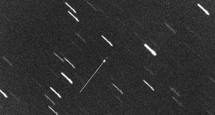 The asteroid was estimated to be 400 metres across. It zoomed into the Solar System at a speed of 25.